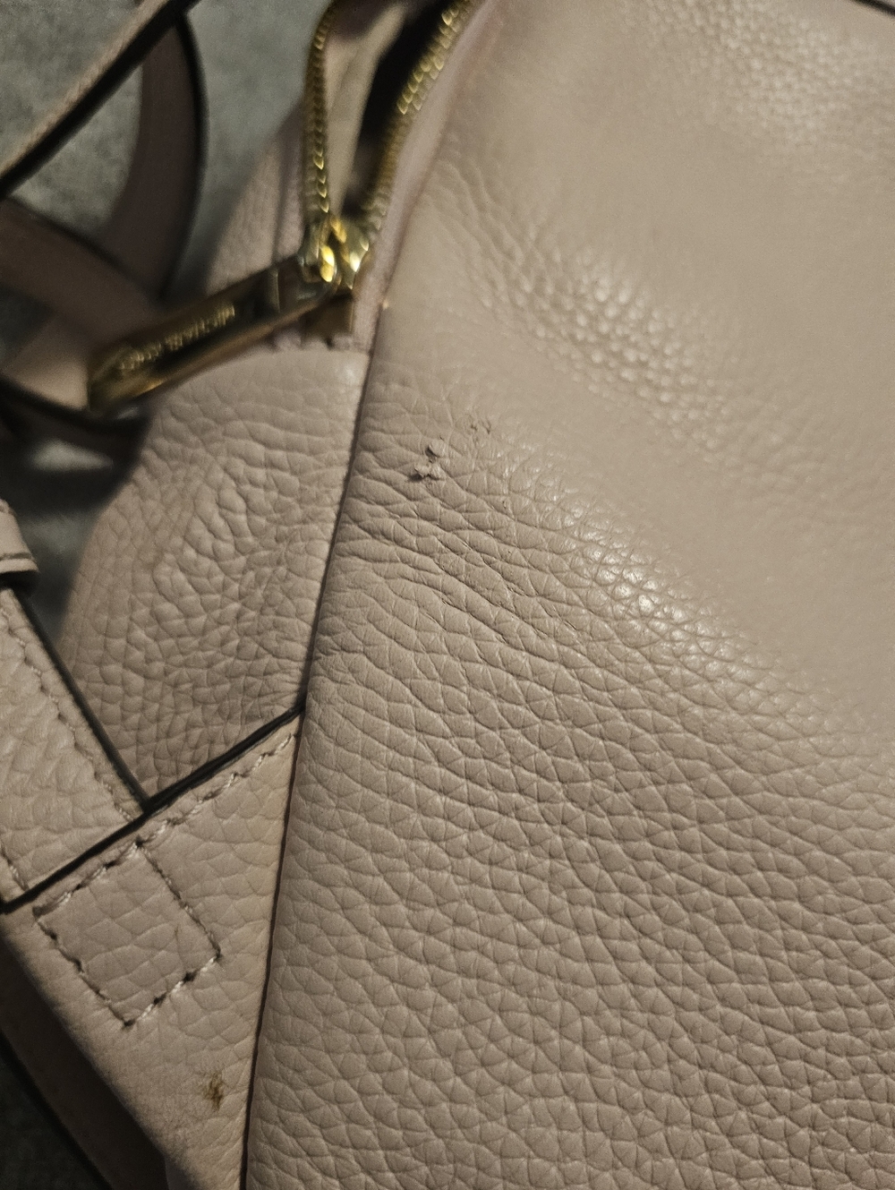 Michael Kors Light Blush Pebbled Leather Small Backpack - Picture 7 of 7